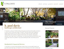 Tablet Screenshot of hpauldavis.com